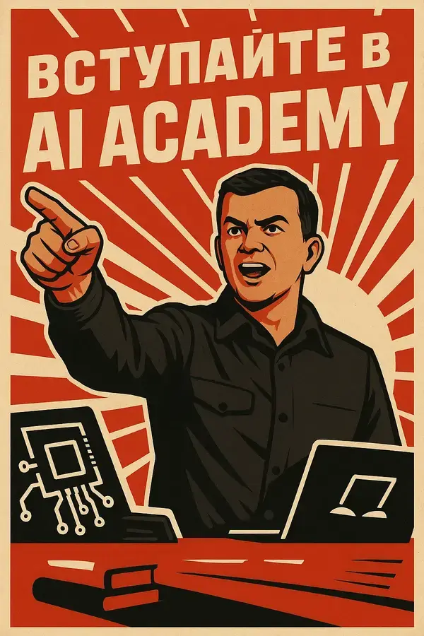 Логотип AIAcademy с читаемым текстом